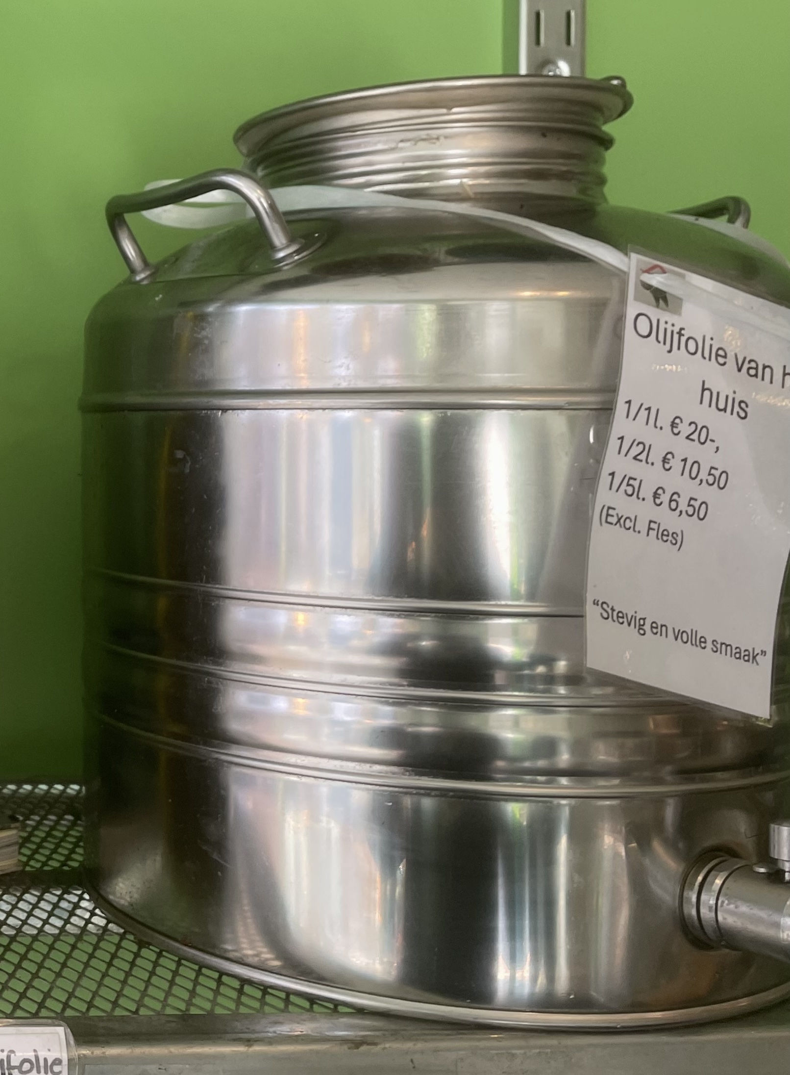 Olijfolie van het huis